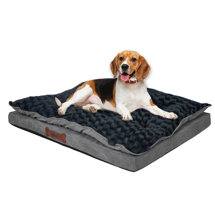 Dog Calming Bed Warm Soft Plush Comfy Sleeping Memory Foam