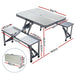 Camping Table with Chairs Folding Outdoor Picnic Beach Bbq