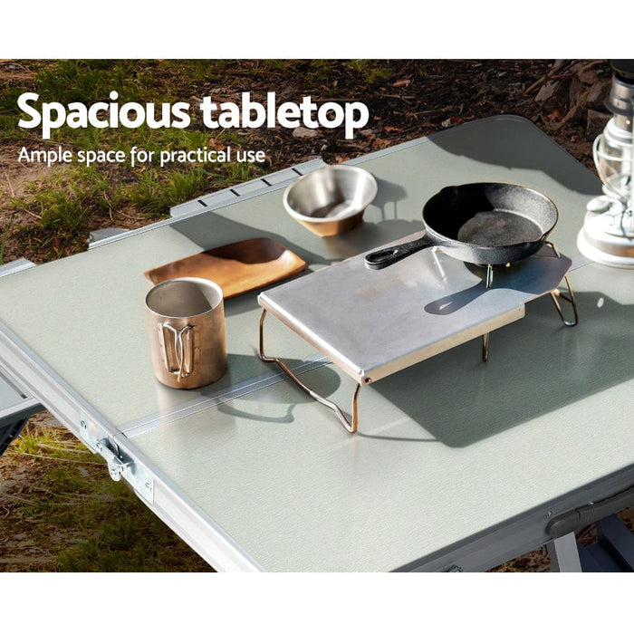 Camping Table with Chairs Folding Outdoor Picnic Beach Bbq