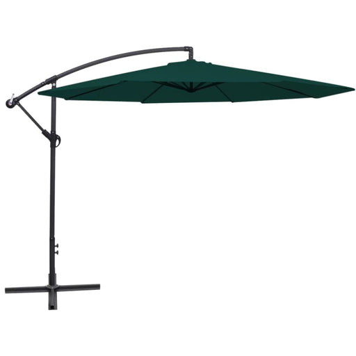 Cantilever Umbrella 3.5 m Green Axoki