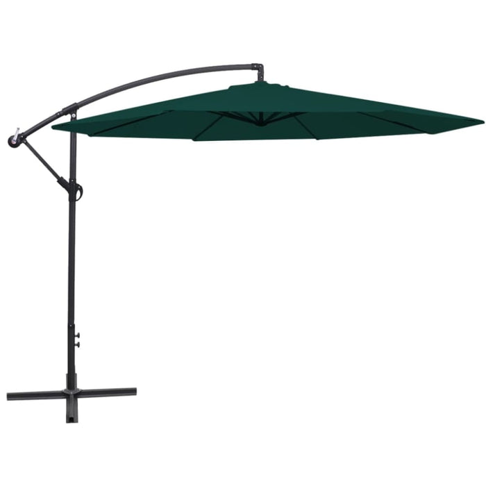 Cantilever Umbrella 3.5 m Green Axoki