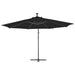 Cantilever Umbrella With Aluminium Pole 350 Cm Black Aiotb