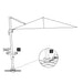 Cantilever Umbrella with Aluminium Pole 400x300 Cm Sand