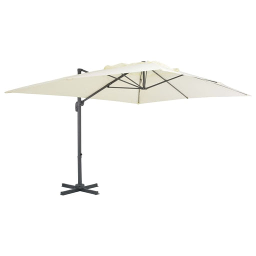 Cantilever Umbrella with Aluminium Pole 400x300 Cm Sand