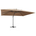 Cantilever Umbrella With Led Lights And Aluminium Pole 