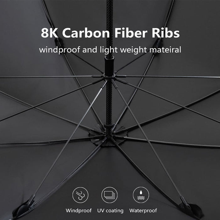 Carbon Fiber Lightweight Parasol Umbrella with Cover
