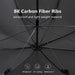 Carbon Fiber Lightweight Parasol Umbrella with Cover