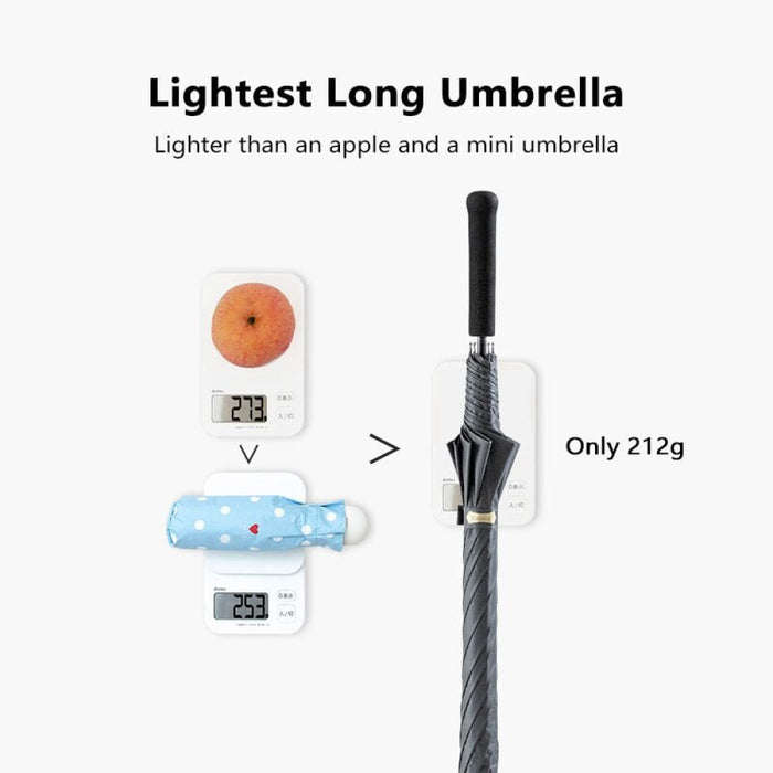 Carbon Fiber Lightweight Parasol Umbrella with Cover