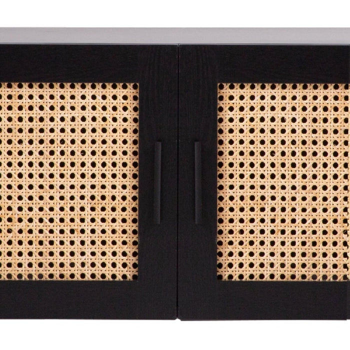 Casa Decor Tulum Rattan Entertainment Unit Tv Stand Cabinet