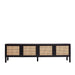 Casa Decor Tulum Rattan Entertainment Unit Tv Stand Cabinet