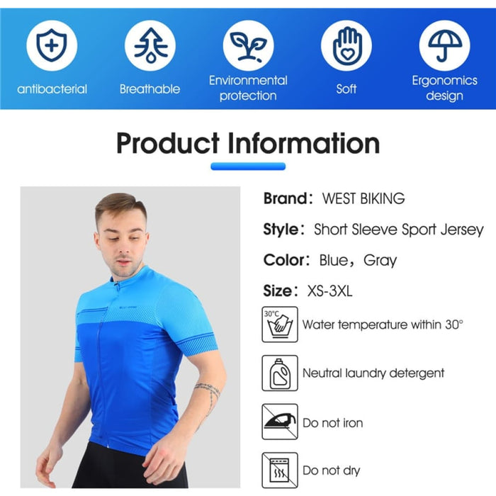 Casual Design Short Sleeve Cycling Jersey