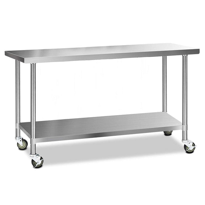 Cefito 304 Stainless Steel Kitchen Benches Work Bench Food