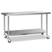 Cefito 304 Stainless Steel Kitchen Benches Work Bench Food