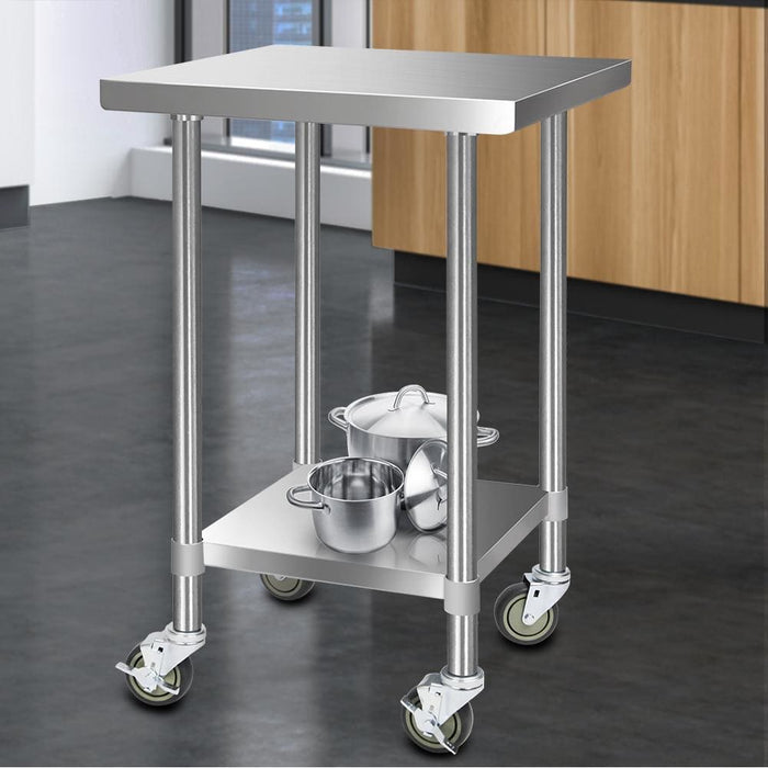 Cefito 430 Stainless Steel Kitchen Benches Work Bench Food