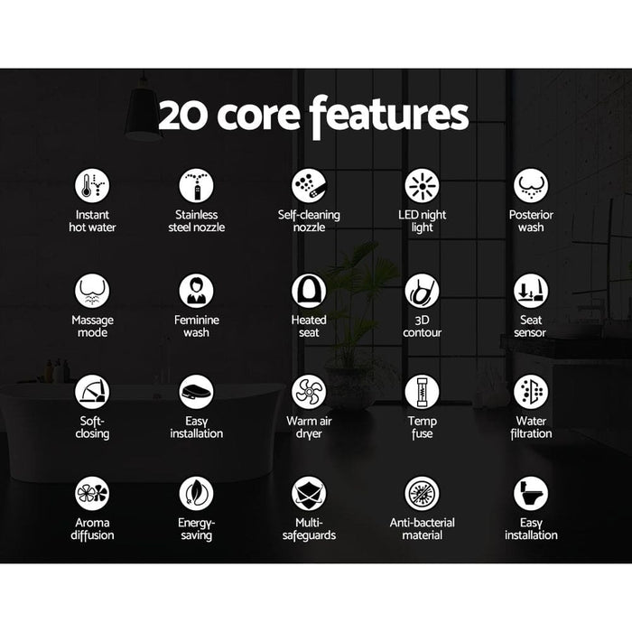 Cefito Bidet Electric Toilet Seat Cover Electronic Seats