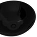 Ceramic Bathroom Sink Basin Black Round Oaokxk