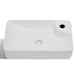 Ceramic Bathroom Sink Basin with Faucet Hole White Oaokta