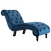 Chaise Lounge Blue Velvet Xanlbn