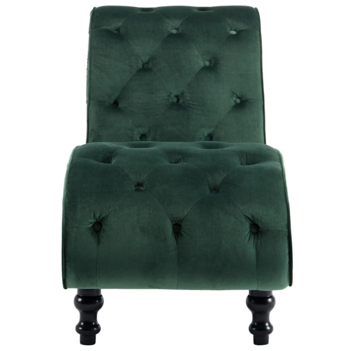 Chaise Lounge Green Velvet Xanlob