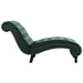 Chaise Lounge Green Velvet Xanlob