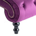 Chaise Lounge Purple Velvet Xanlox