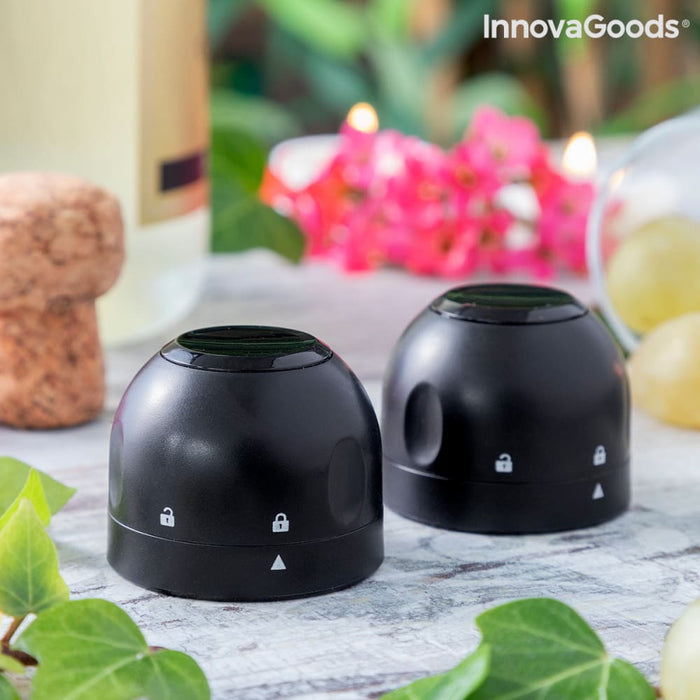 Set of Champagne Stoppers Fizzave Innovagoods Pack 2 Units