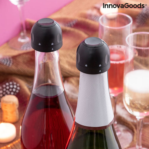Set Of Champagne Stoppers Fizzave Innovagoods Pack 2 Units