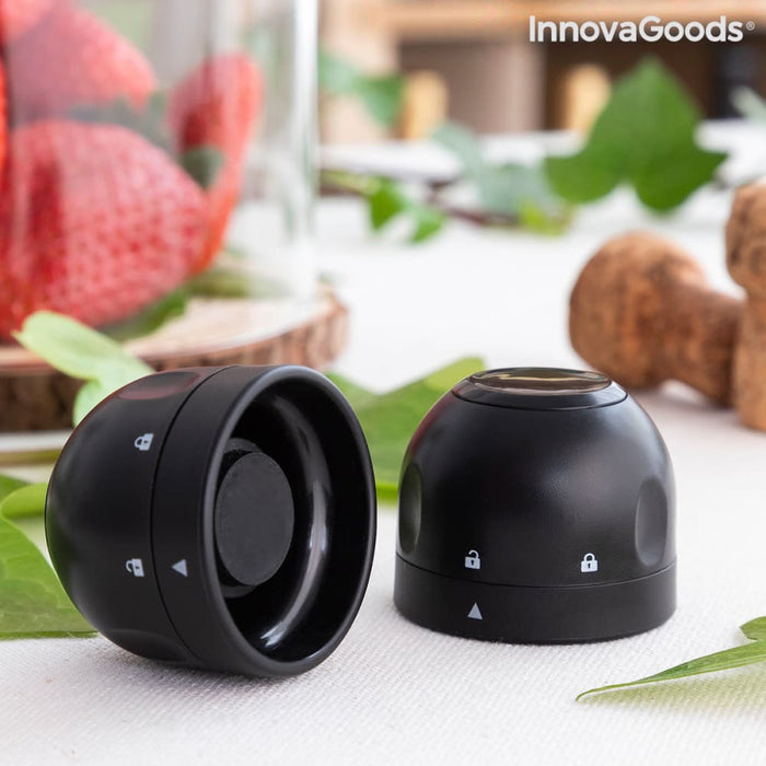 Set of Champagne Stoppers Fizzave Innovagoods Pack 2 Units