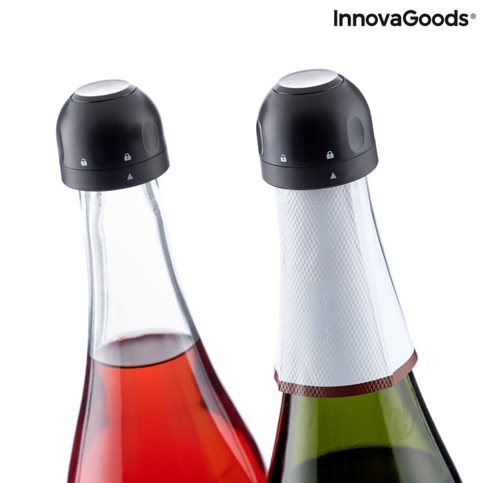 Set of Champagne Stoppers Fizzave Innovagoods Pack 2 Units