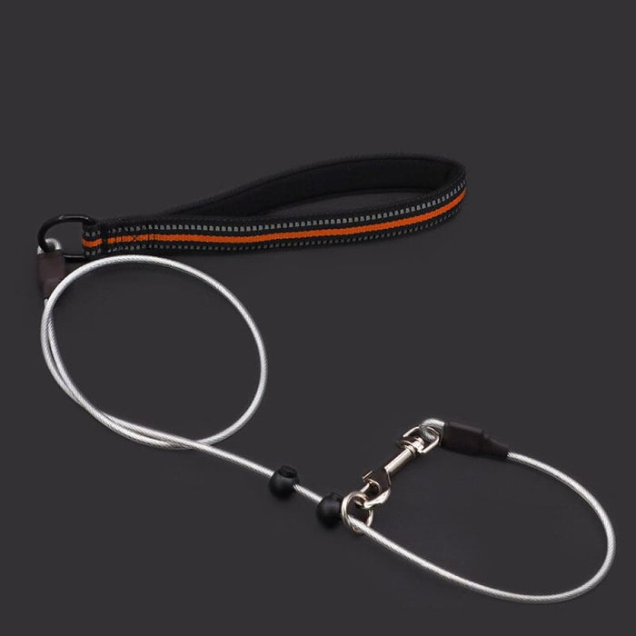 Chew Proof Reflective Soft Nylon Handle Steel Wire Pet