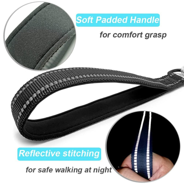 Chew Proof Reflective Soft Nylon Handle Steel Wire Pet