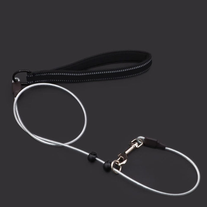 Chew Proof Reflective Soft Nylon Handle Steel Wire Pet