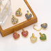 Chic Love Heart Dangle Earring With Clear Crystal Stone