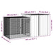 Chicken Cage Anthracite 200x91x100 Cm Galvanised Steel