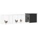 Chicken Cage Anthracite 400x91x100 Cm Galvanised Steel