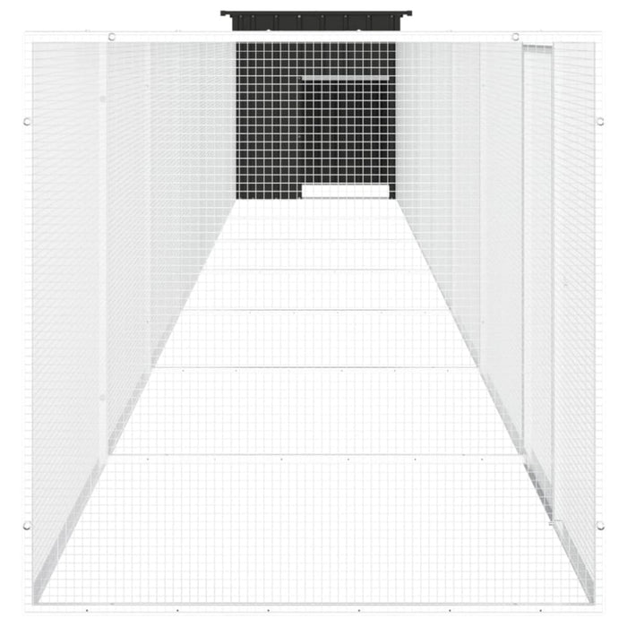 Chicken Cage Anthracite 800x91x100 Cm Galvanised Steel