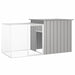Chicken Cage Grey 200x91x100 Cm Galvanised Steel Oiopal