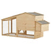 Chicken Cage Solid Pine Wood Oibkop
