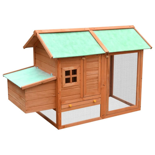 Chicken Cage Solid Pine & Fir Wood Oiblaa