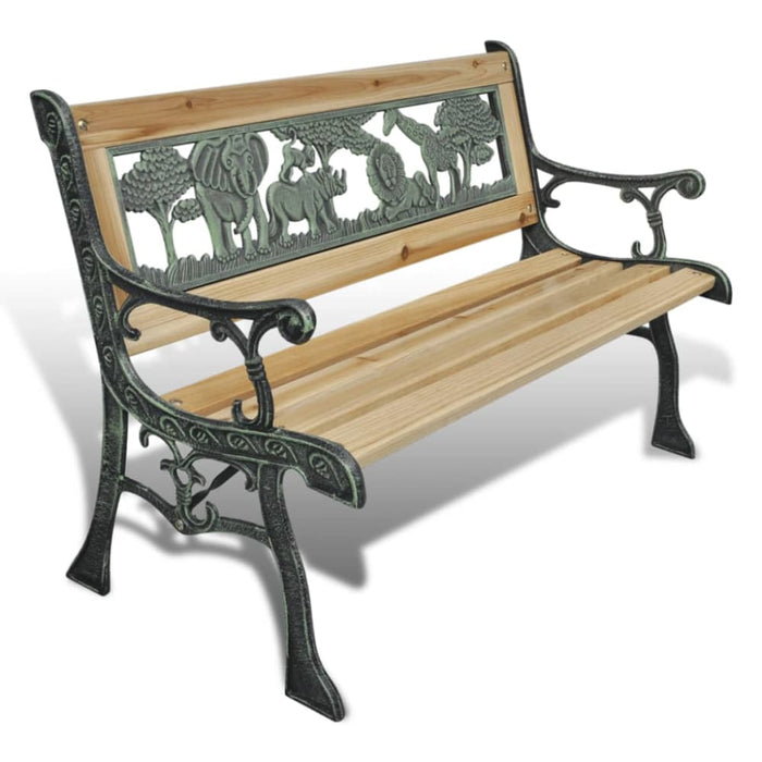 Children Garden Bench Wood Aobot
