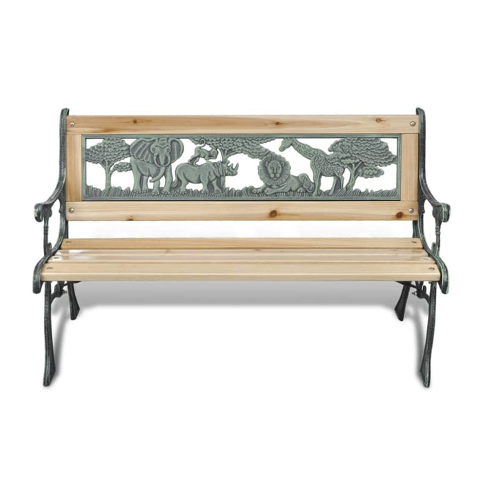 Children Garden Bench Wood Aobot
