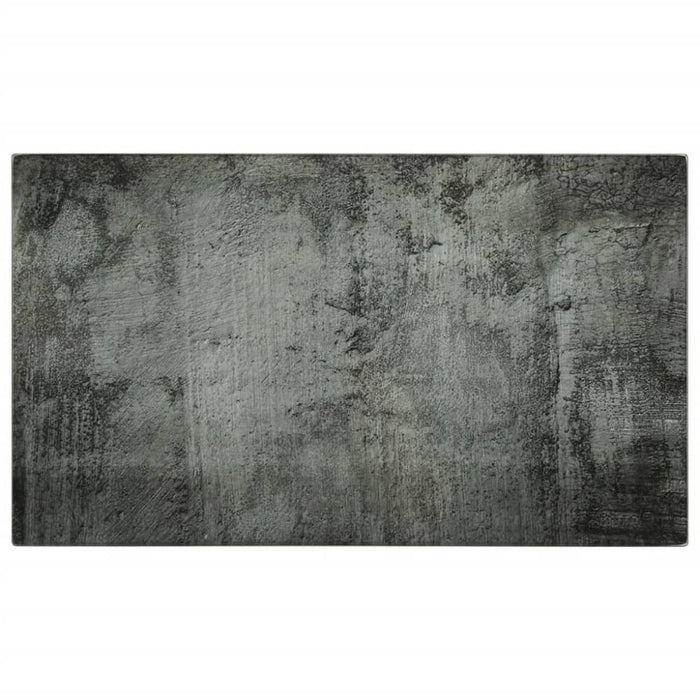 Chopping Boards 2 Pcs with Concrete Pattern Tempered Glass