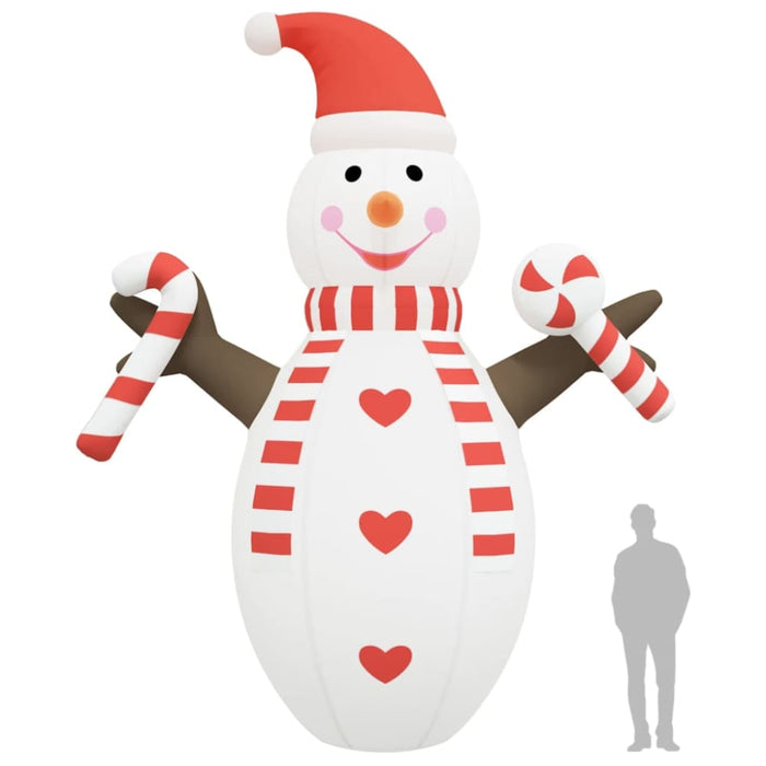 Christmas Inflatable Snowman with Leds 630 Cm Tapxnp
