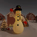 Christmas Inflatable Snowman with Leds 805 Cm Tapxno
