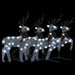 Christmas Reindeers 4 Pcs Silver 80 Leds Topaxli