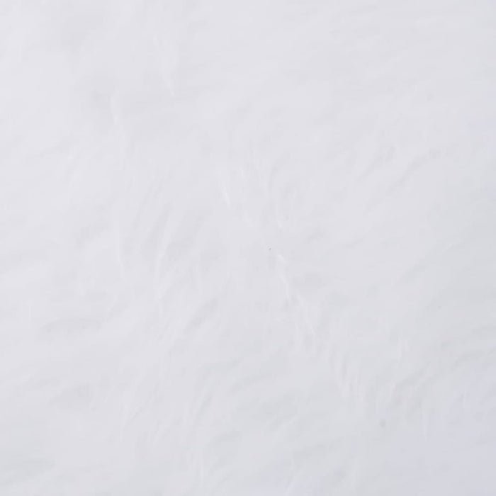 Christmas Tree Skirt White 122 Cm Faux Fur Ttbxib