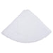 Christmas Tree Skirt White 122 Cm Faux Fur Ttbxib