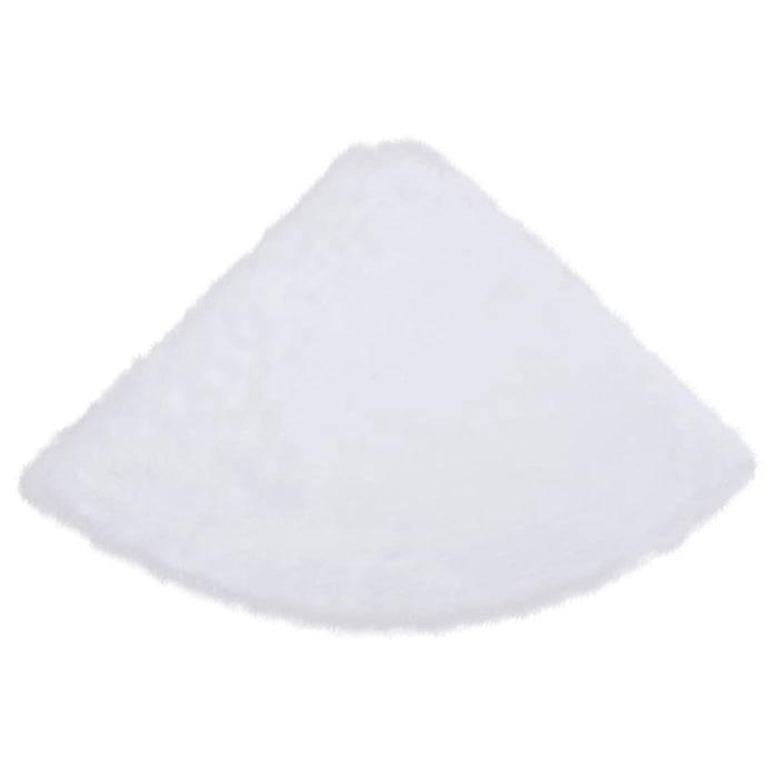 Christmas Tree Skirt White 90 Cm Faux Fur Ttbxlk