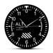 Classic Altimeter Round Wall Clock Modern Instrument Style