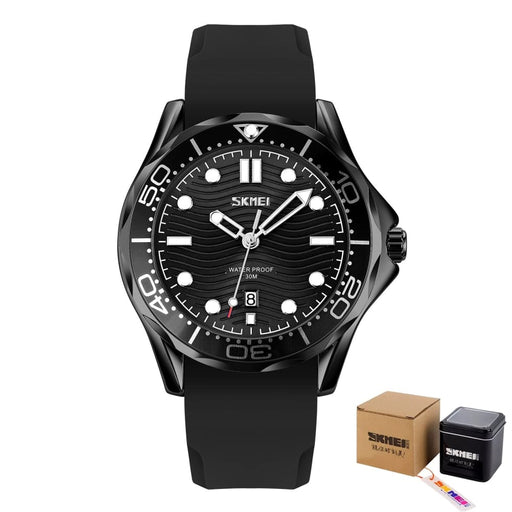 Classic Design Rotatable Bezel Luxury Quartz Watch